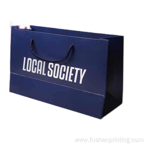 Luxury Full Customized Shopping Clothing Shoe Paper Bag